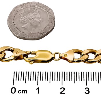 9ct gold (Hollow) 14.2g 20 inch curb Chain